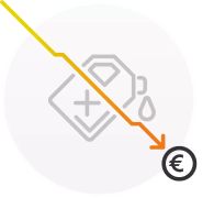 Risparmio dei costi di generatori e gasolio