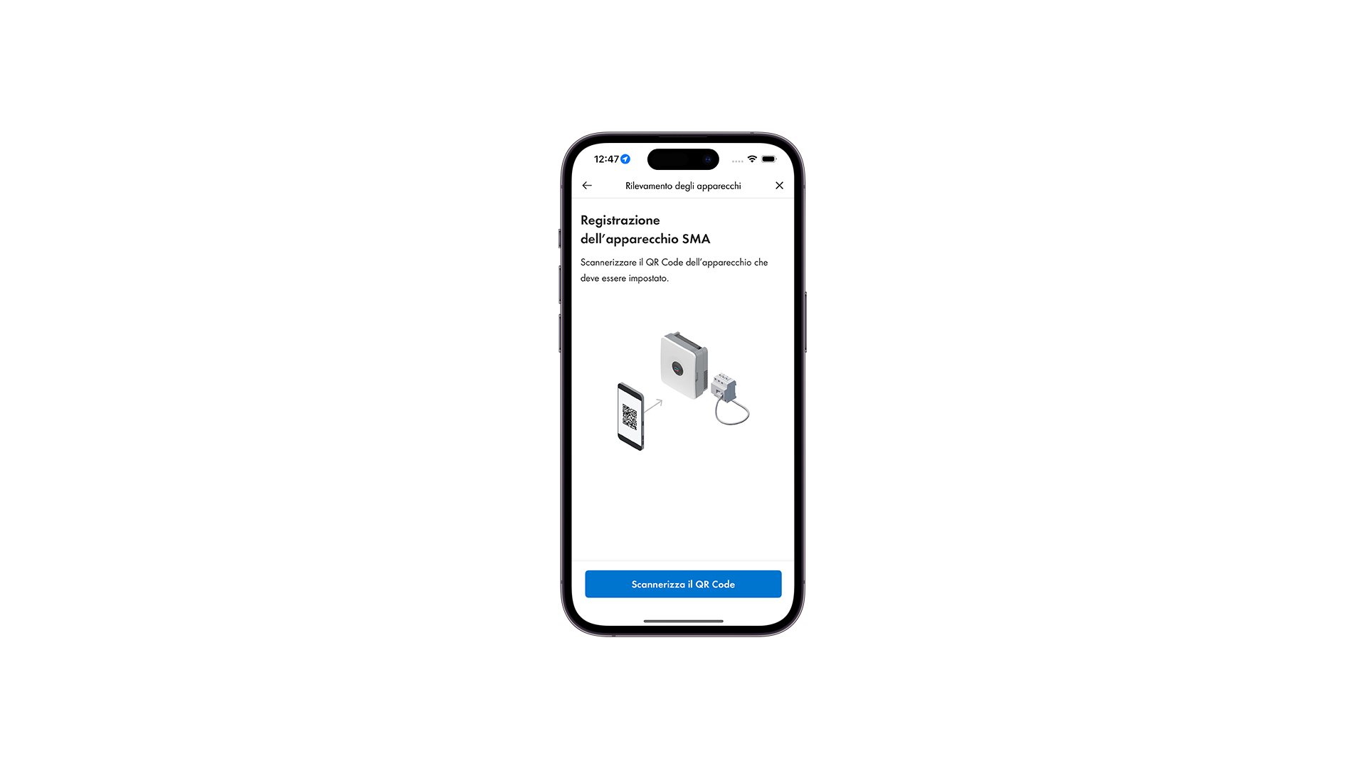 Scansiona il codice QR