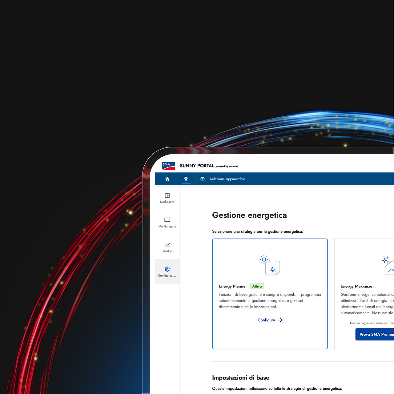 SMA Energy Planner – Gestione energetica