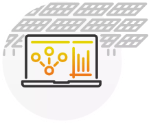 Gestione semplice e monitoraggio di grandi impianti FV