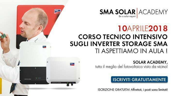 SMA Solar Academy – Riprendono il 10 aprile I corsi di formazione tecnica più seguiti dai professionisti del settore fotovoltaico!