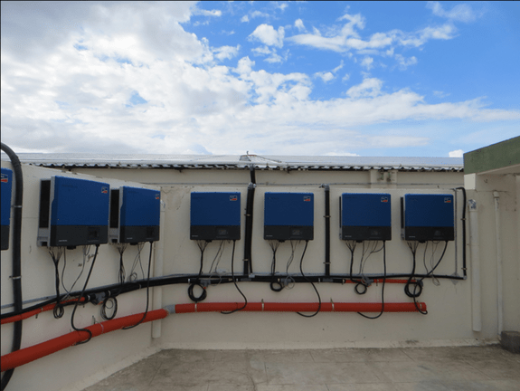 Impianto fotovoltaico ibrido in India - Sunny Tripower SMA
